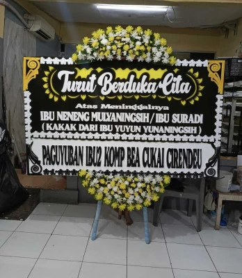 Papan Bunga di Lebak Bulus Jakarta Selatan